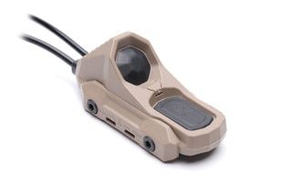 AXON LINK USB-C / Crane Laser Remote Switch is designed with two distinct buttons for activation.